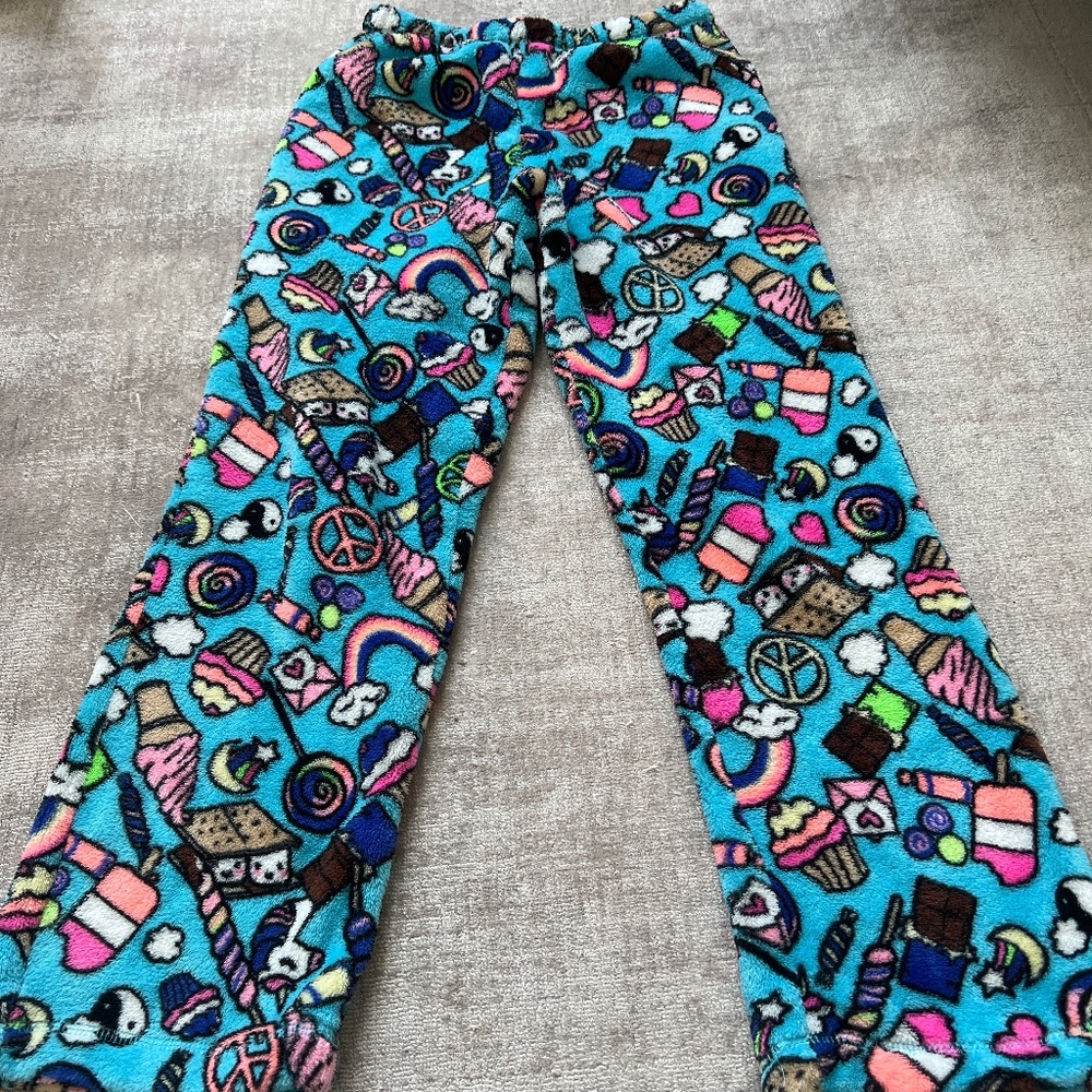 Fleece pajama- like new! Size medium
